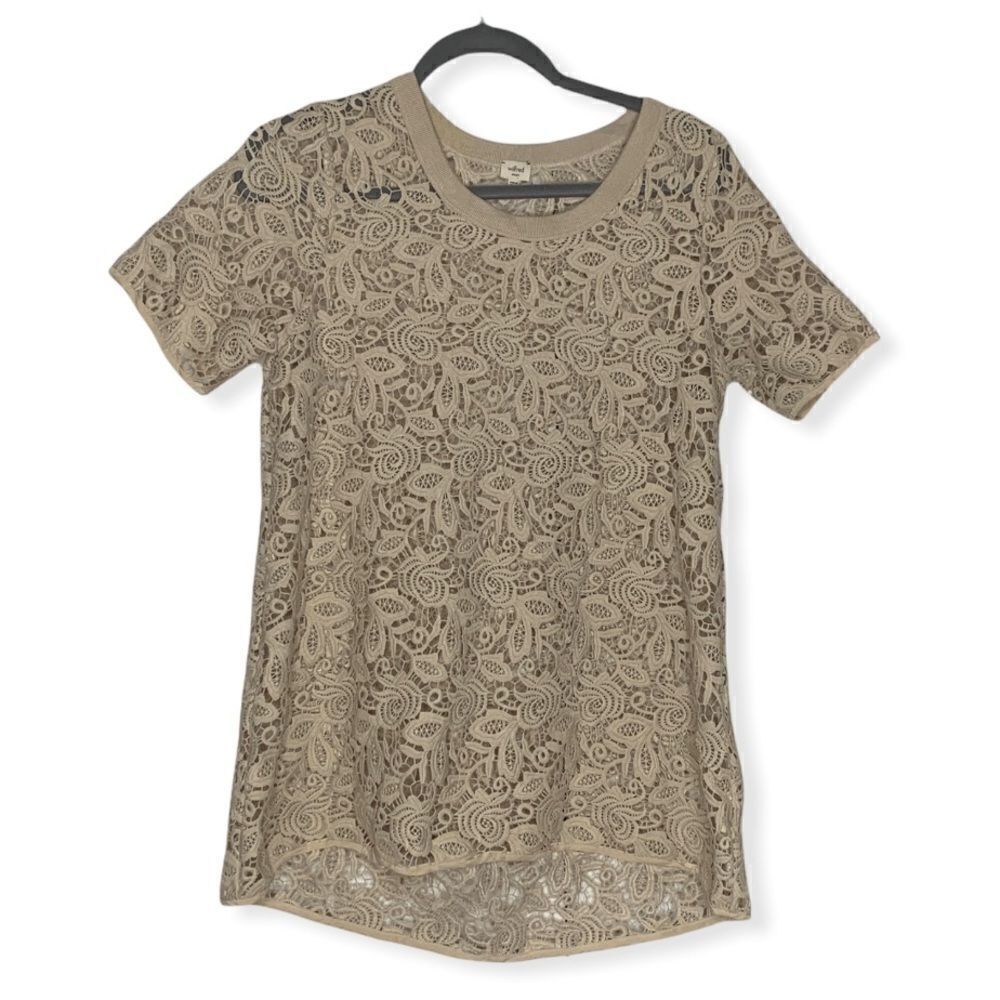 𝅺wilfred Cream Crocheted Top